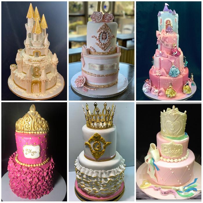 Princess Custom Cake Designs 