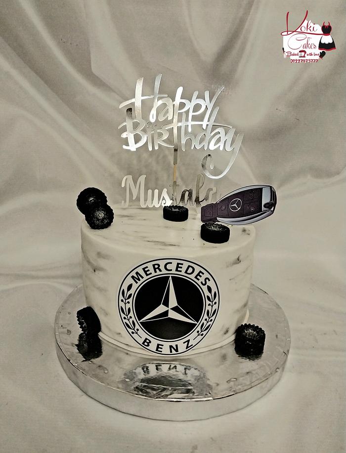 "Mercedes Benz cake"