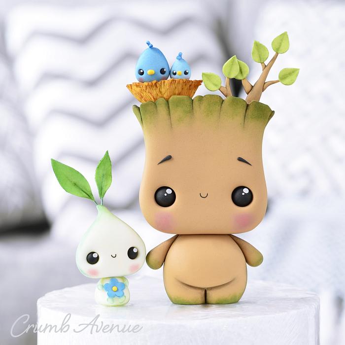 Groot & Little Sprout