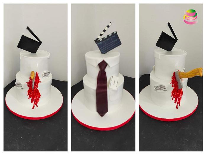 American Psycho cake - Decorated Cake by Ruth - - CakesDecor