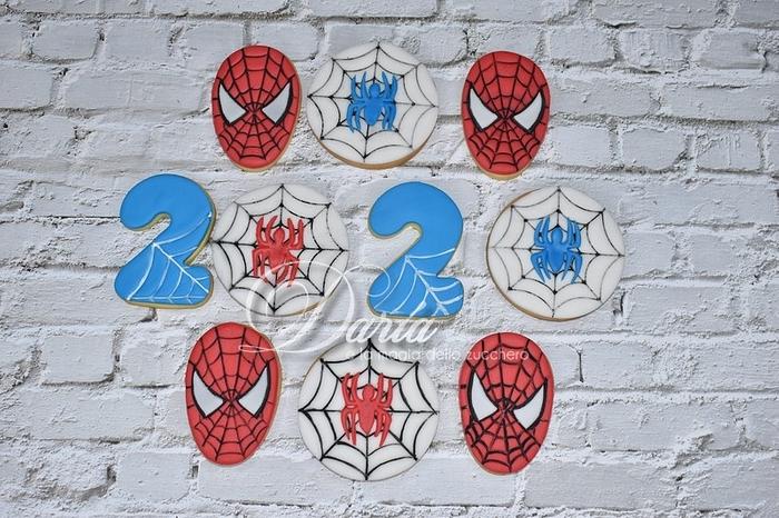 Spiderman cookies