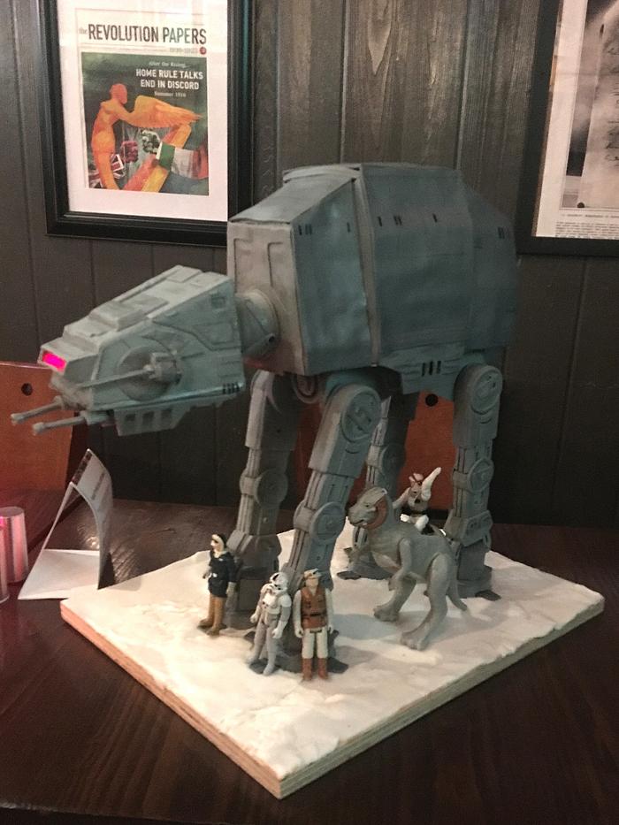 Star Wars AT-AT Imperial Walker Cake