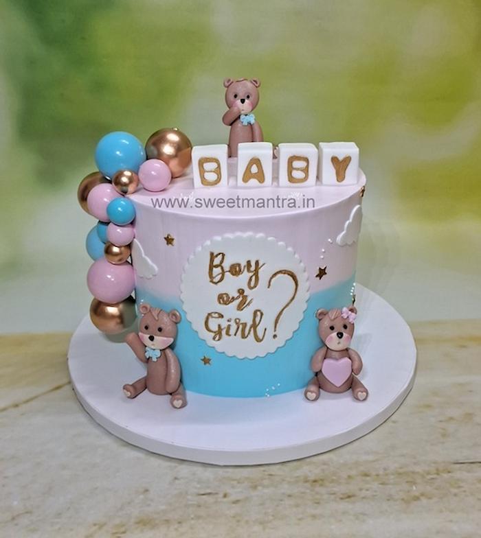 Baby Shower cream cake