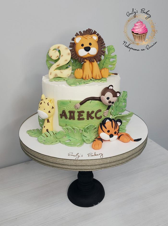 Jungle cake for Alex