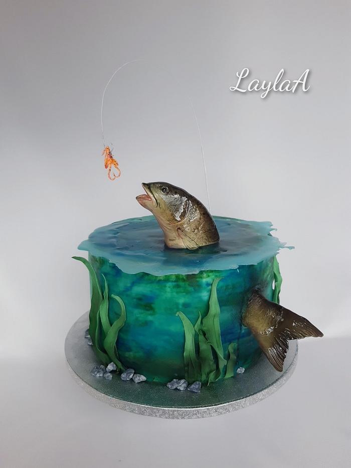 Fishing cake 