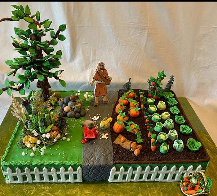 Bible Cake Collaboration - Parable of the Sower