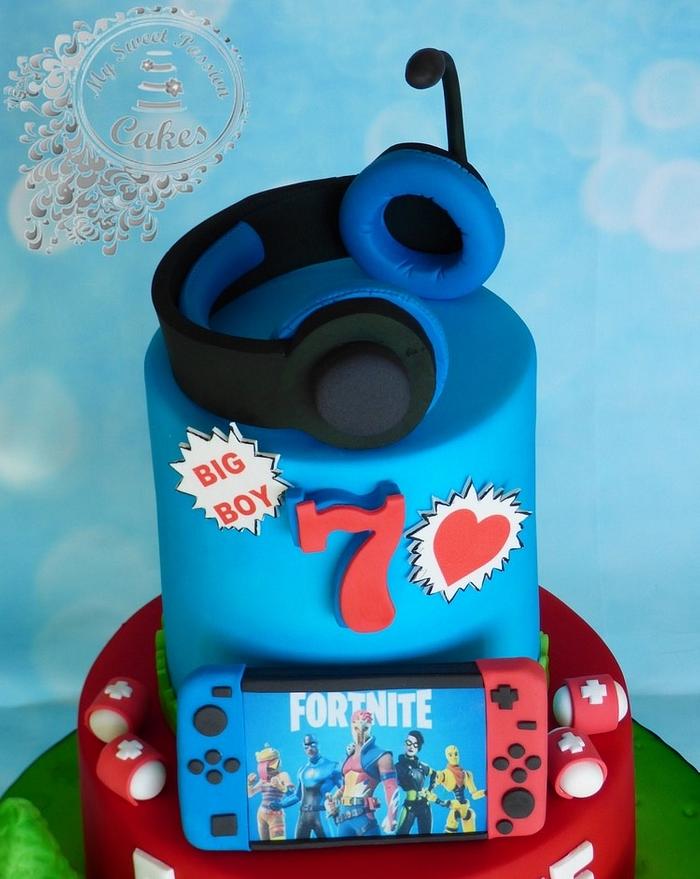 Fortnite Birthday Cake