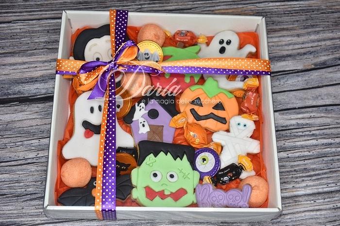 Halloween cookies box