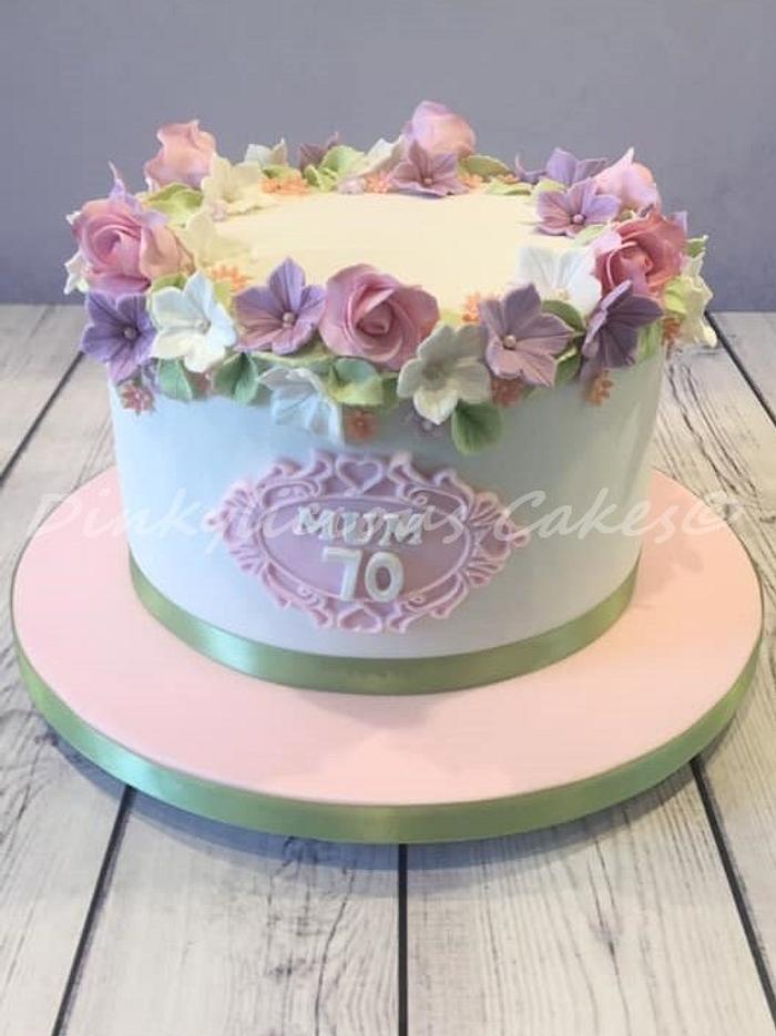 Pretty pastel cake