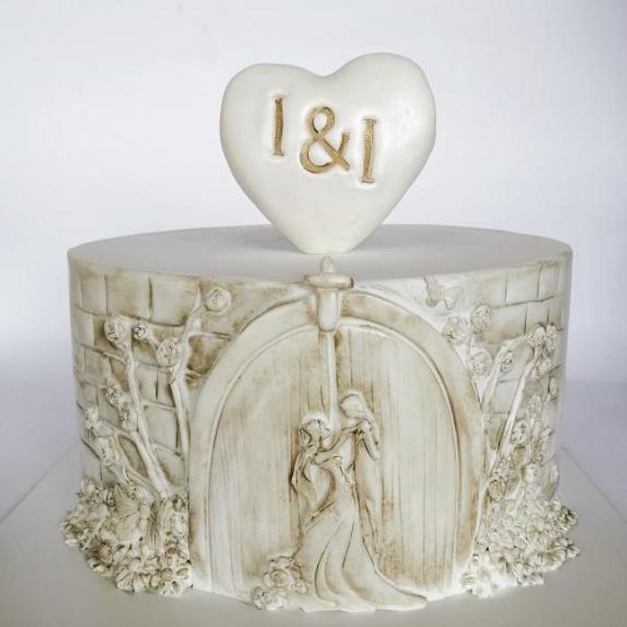 Wedding relief cake