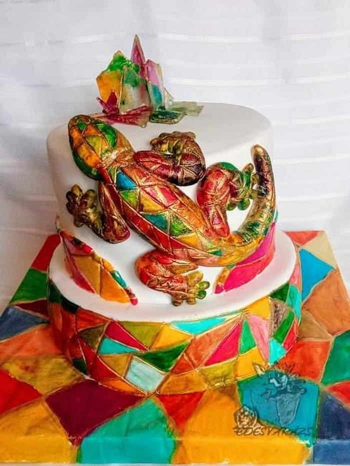 Mosaic cake