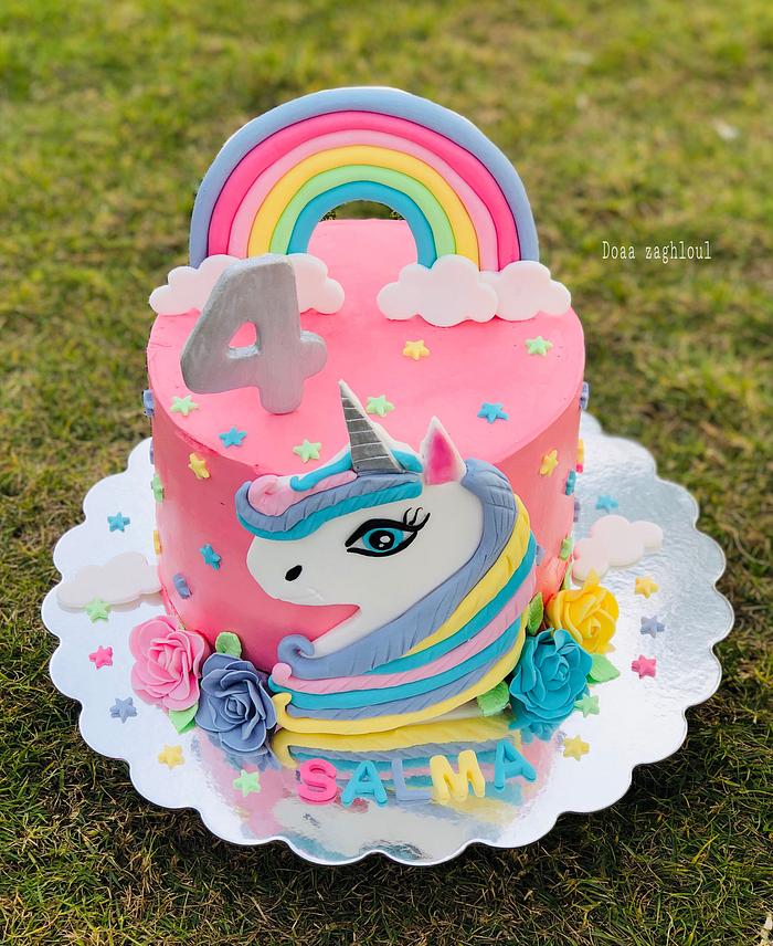 Unicorn cake by Doaa zaghloul 