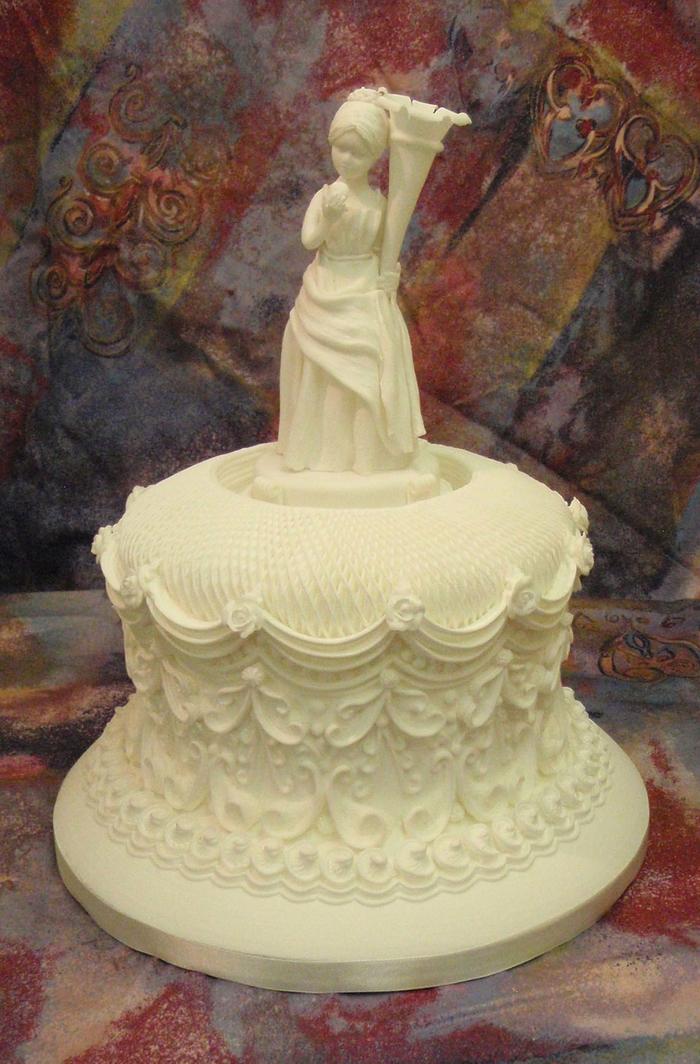A royal iced cake in the 1891 style 
