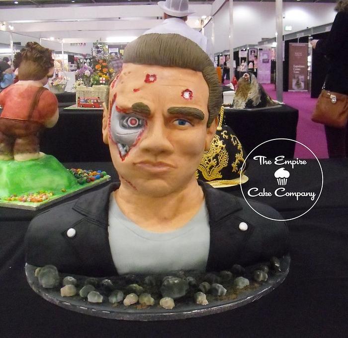 Terminator Bust Cake