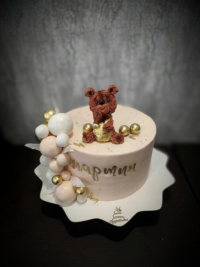 Bear cake. Birthday party