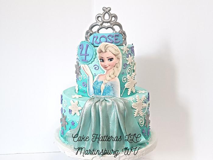 An Elsa Cake for Rose