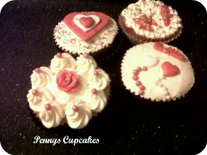 valentine cupcakes