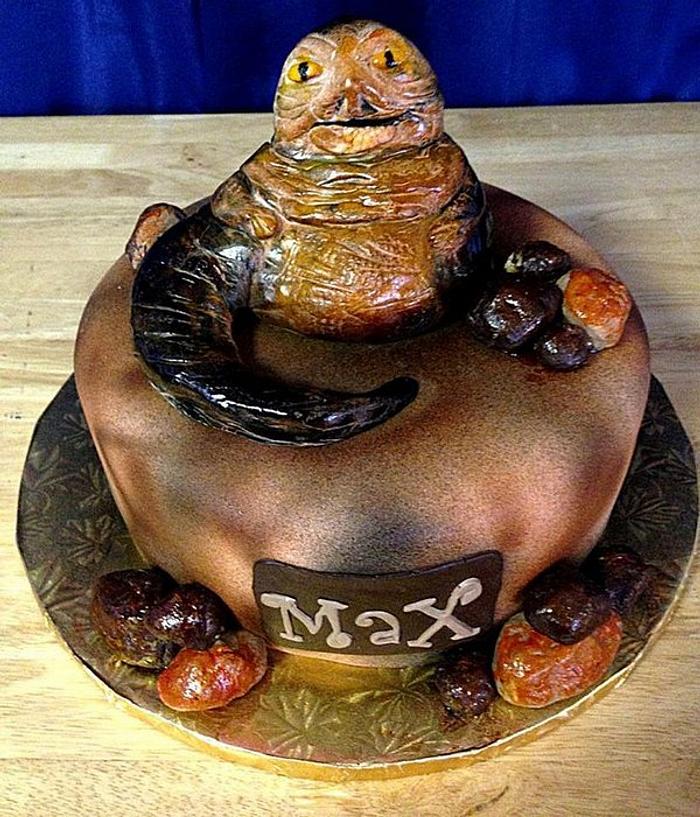 Jabba the Hut Birthday Cake