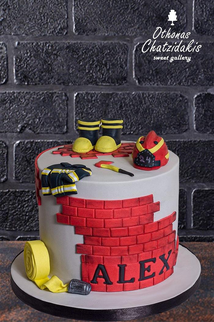 Firefighter's Cake