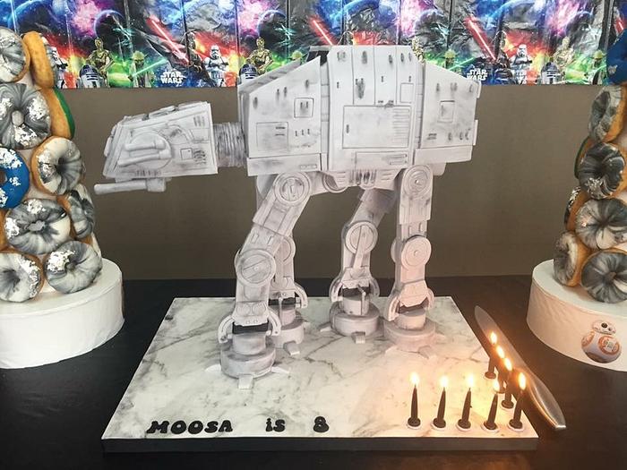 Star Wars AT-AT walker cake. 