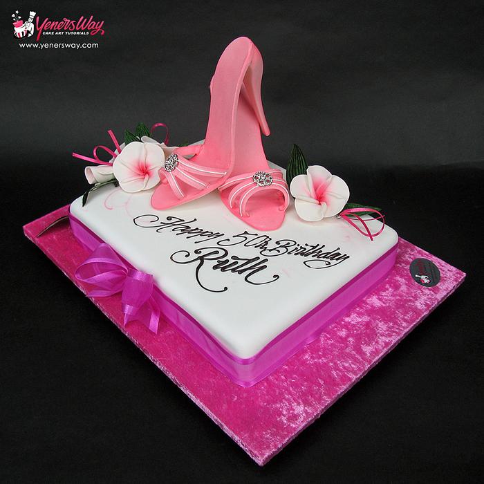Pink Stilettos Cake