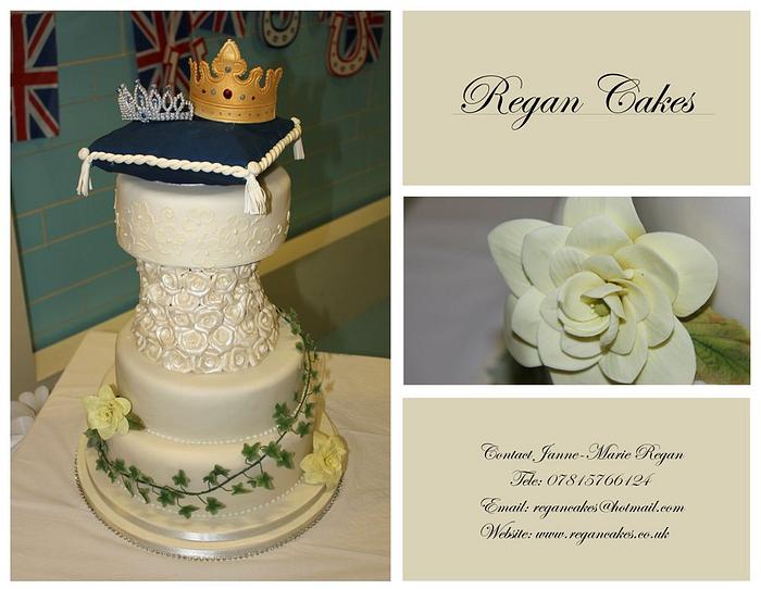 Royal Wedding inspired cake