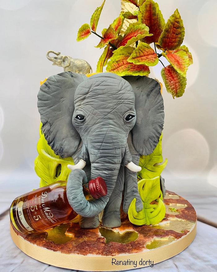  Elephant with rum