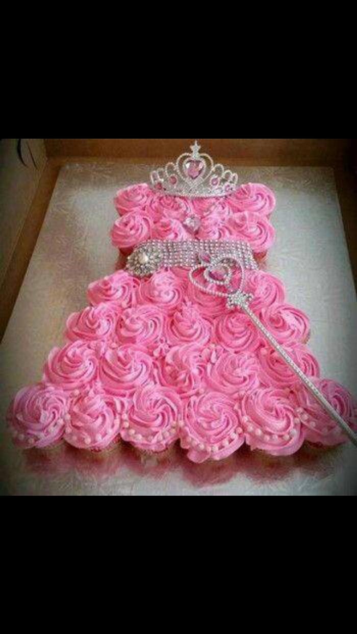 Princess Cupcake Cake 