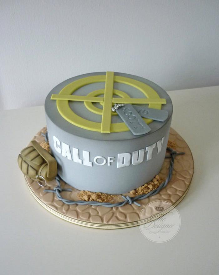 Call of Duty birthday cake