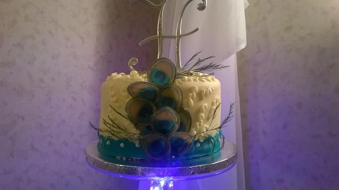 wedding cake/cupcake tower