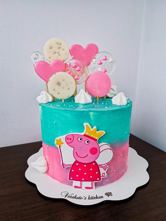 Peppa pig cake 