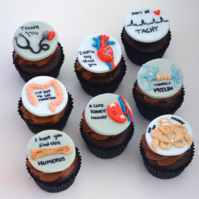 Fun Medicine Cupcakes 