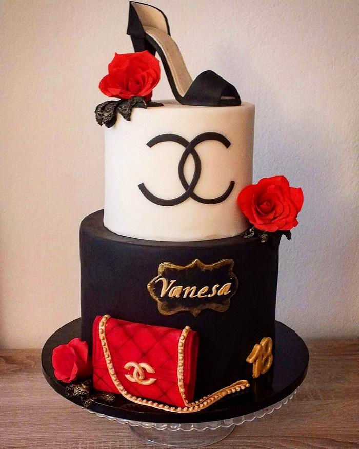 18th birthday cake for a girl - Decorated Cake by Janeta - CakesDecor
