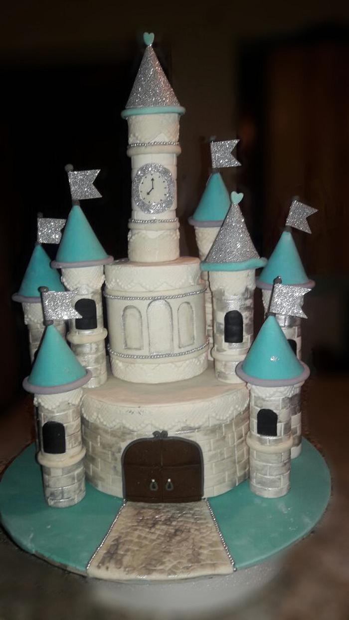 Snow White Castle Cake