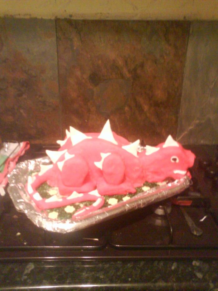 welsh dragon cake