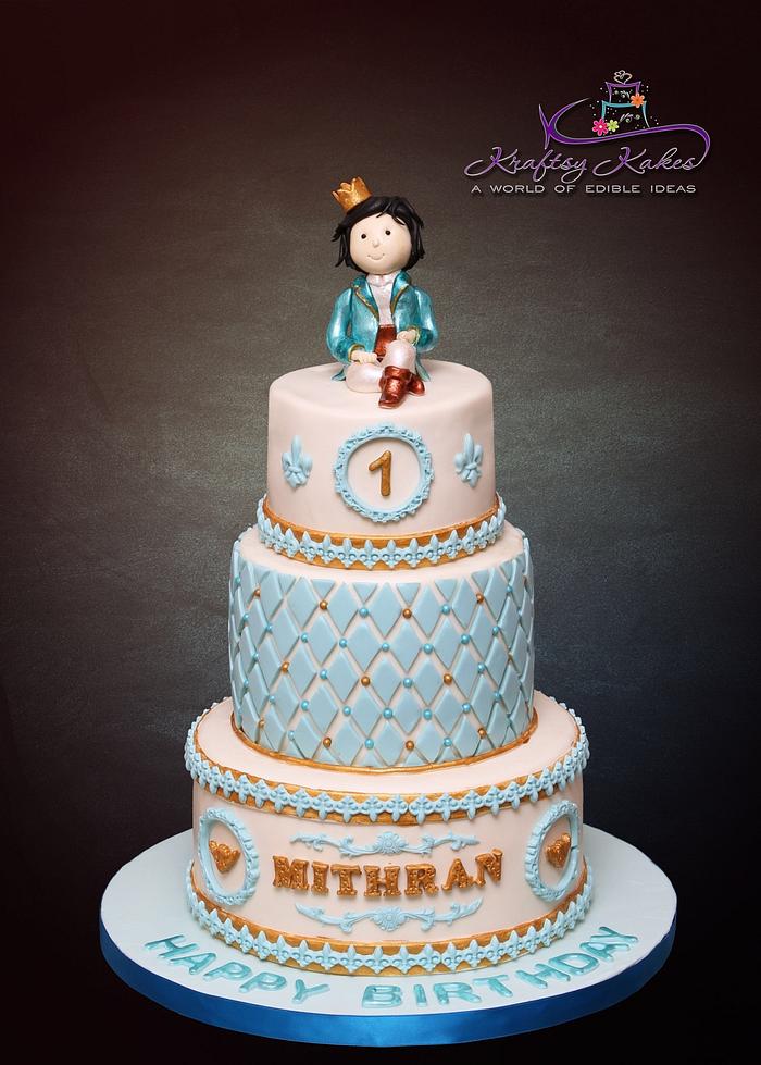 Prince themed birthday cake 