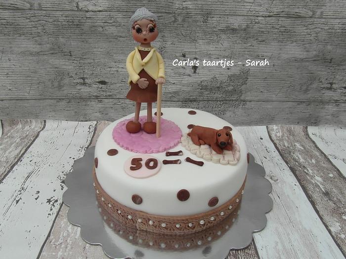 Birthday cake  Sarah