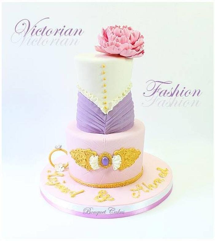Victorian Fashion Cake 