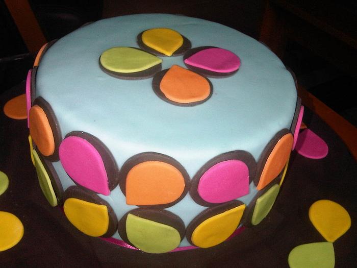 Colorful  Birthday cake