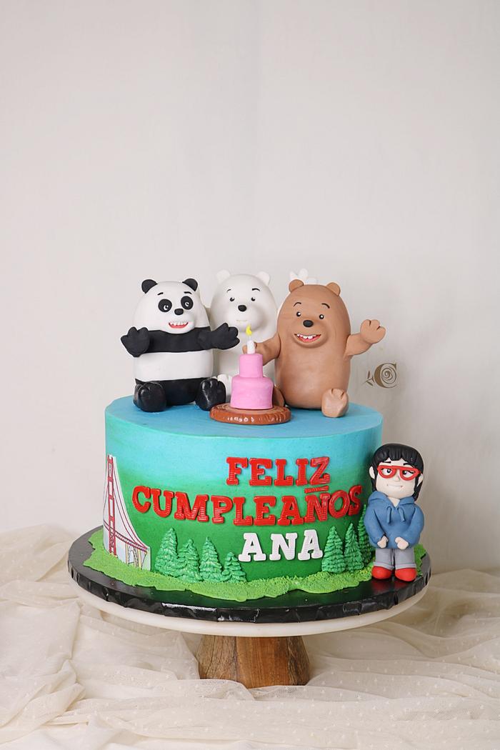 We Baby Bears Baby Panda Baby Ice Bear Baby Grizzly Edible Cake Topper  Image ABPID55348 - Walmart.com