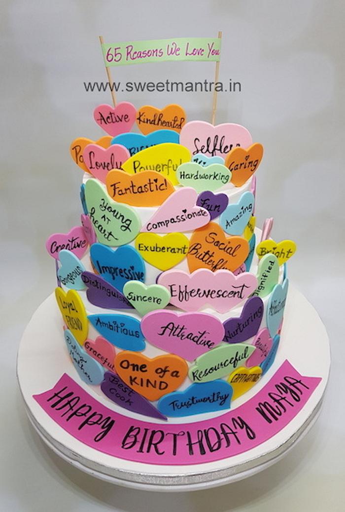 Mother And Daughter Love Theme Cake - Cake O Clock - Best Customize  Designer Cakes Lahore