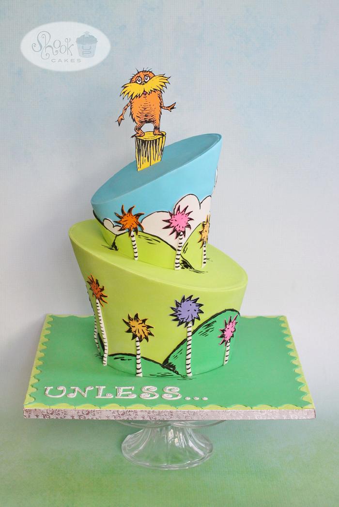 Dr. Seuss' - The Lorax Cake!