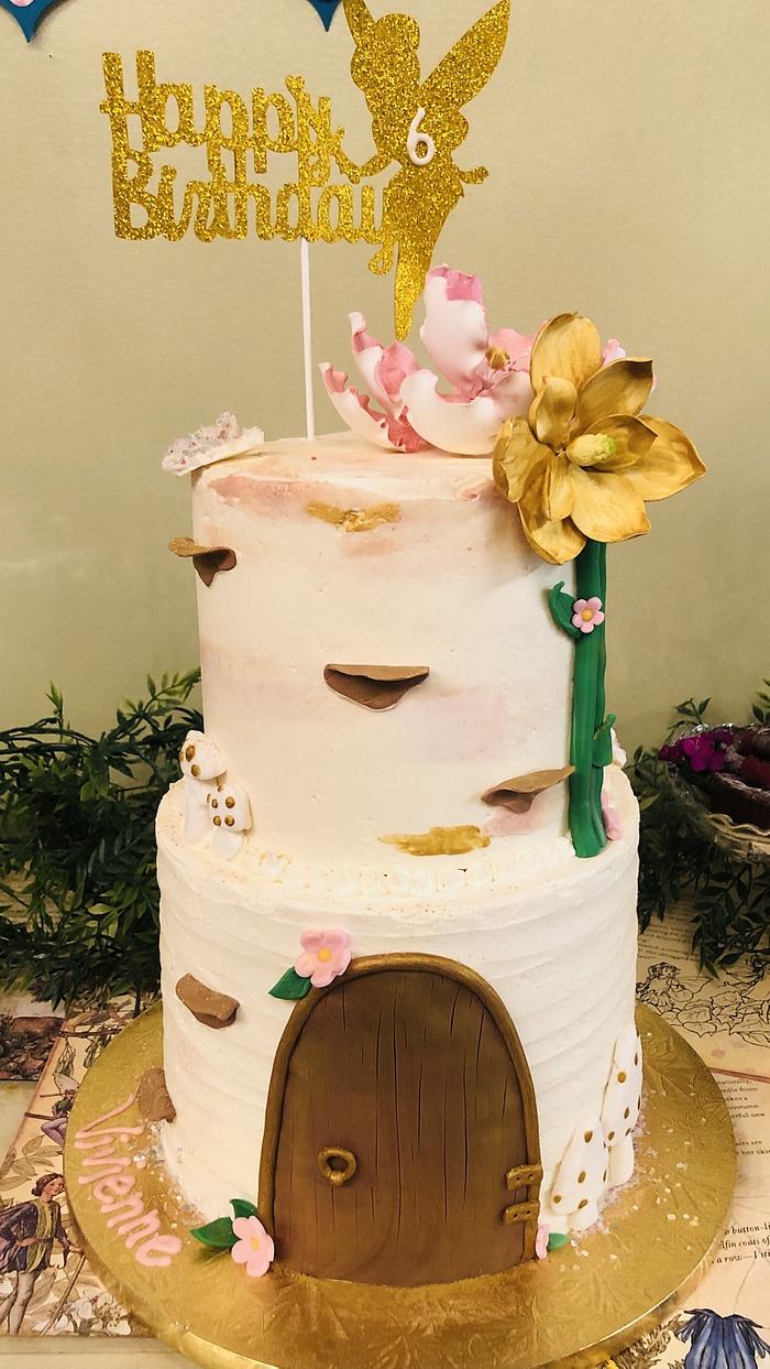 Fairy birthday cake