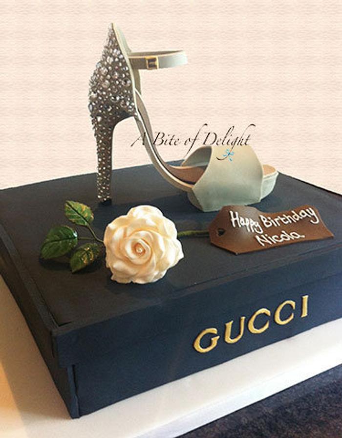 Gucci Shoe box and Fondant heel