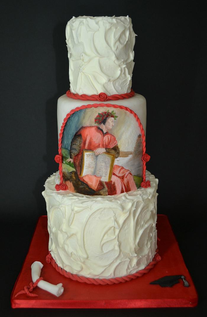 Dante Painted Cake