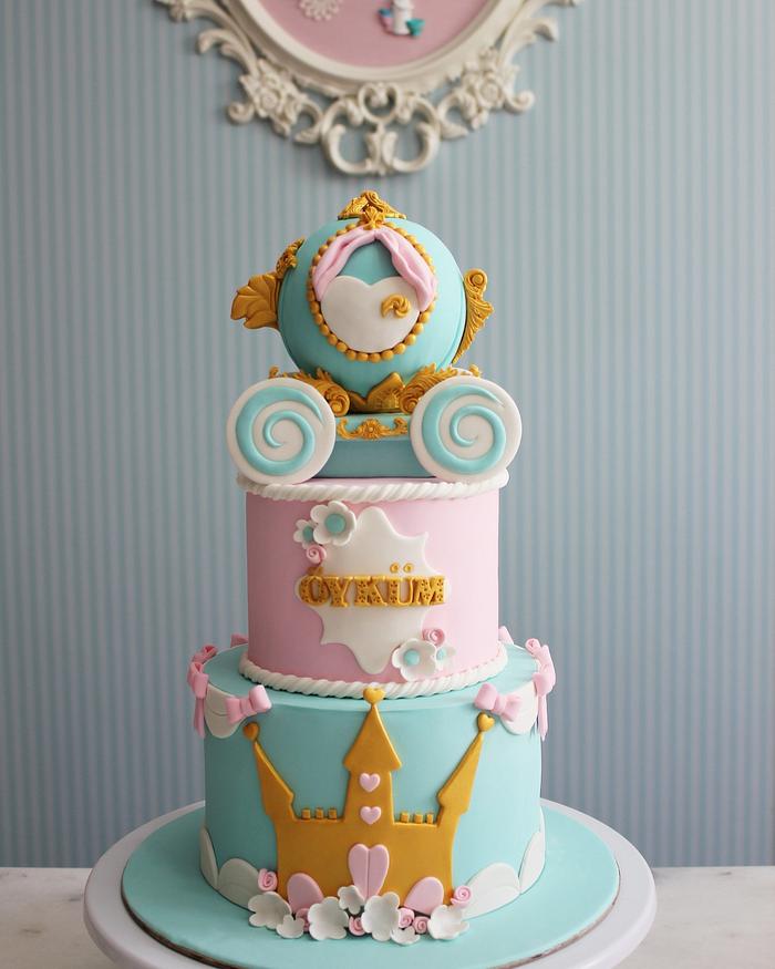 Cinderella princess carriage Cake / cupcake / cookie