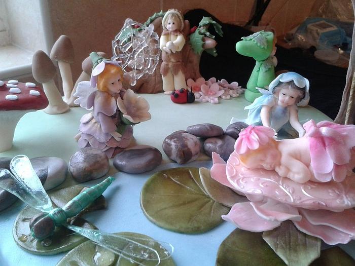 Fairy Christening cake