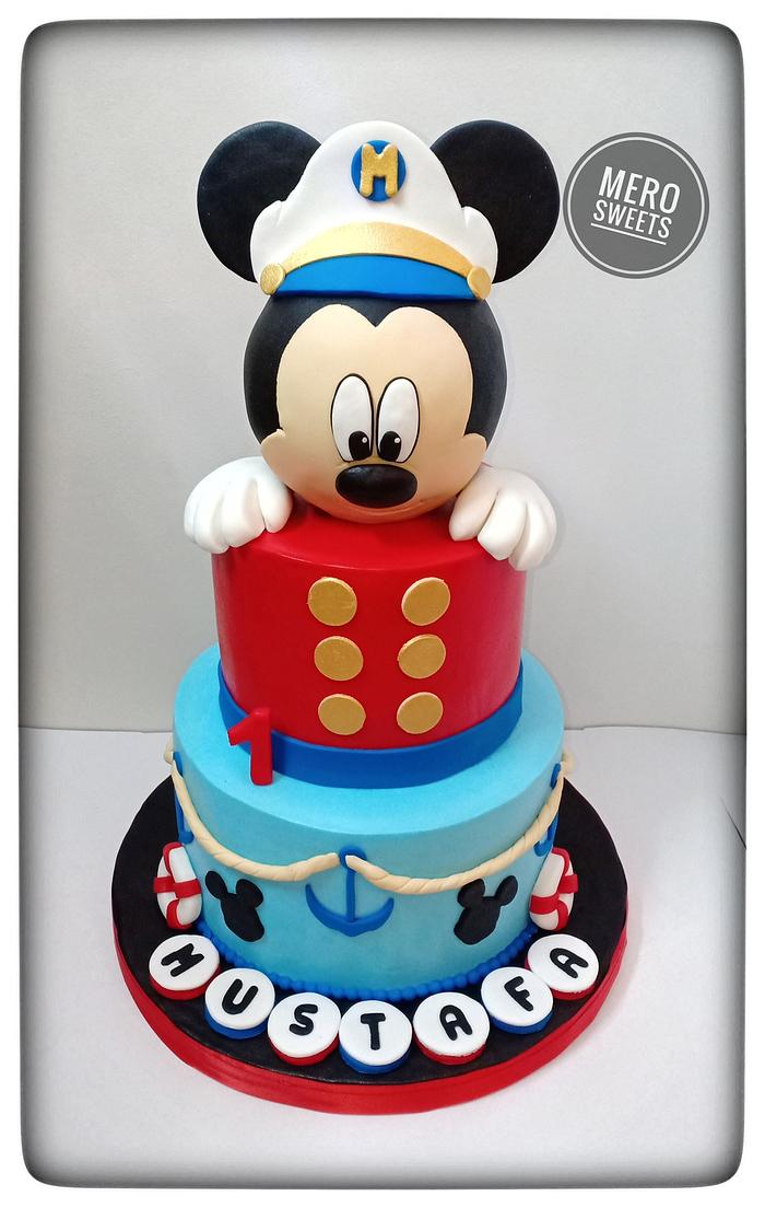 Captain Mickey Mouse cake