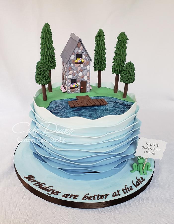 Lake House cake