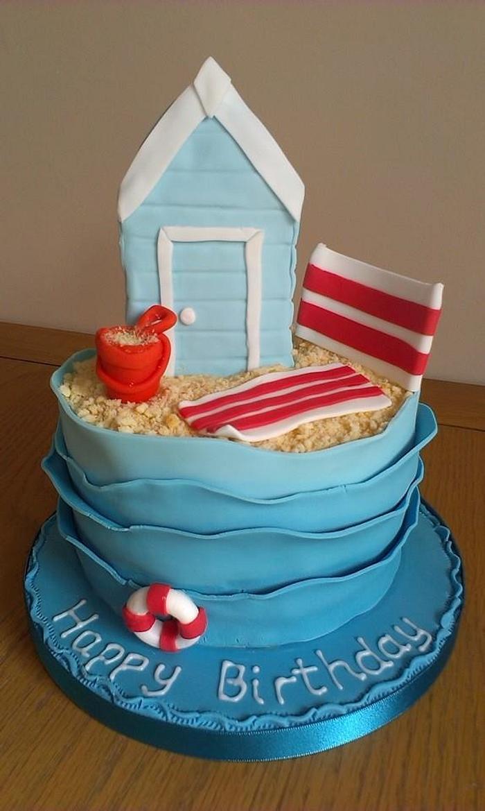 Beach Hut cake
